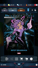 NCEPTION BLACK 24 Electricity Psylocke BETSY BRADDOCK Epic Digital Topps Collect