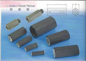 Válvula de retención en línea 3/8" PT hidráulica CV-03 - Imagen 1 de 1