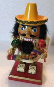 World Market 2011 Cuban Maraca player 7" Nutcracker - Picture 1 of 6