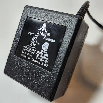 Atari 2600 Original OEM Power Supply - CO16353 - Clean, Not Tested - Image 1 of 2