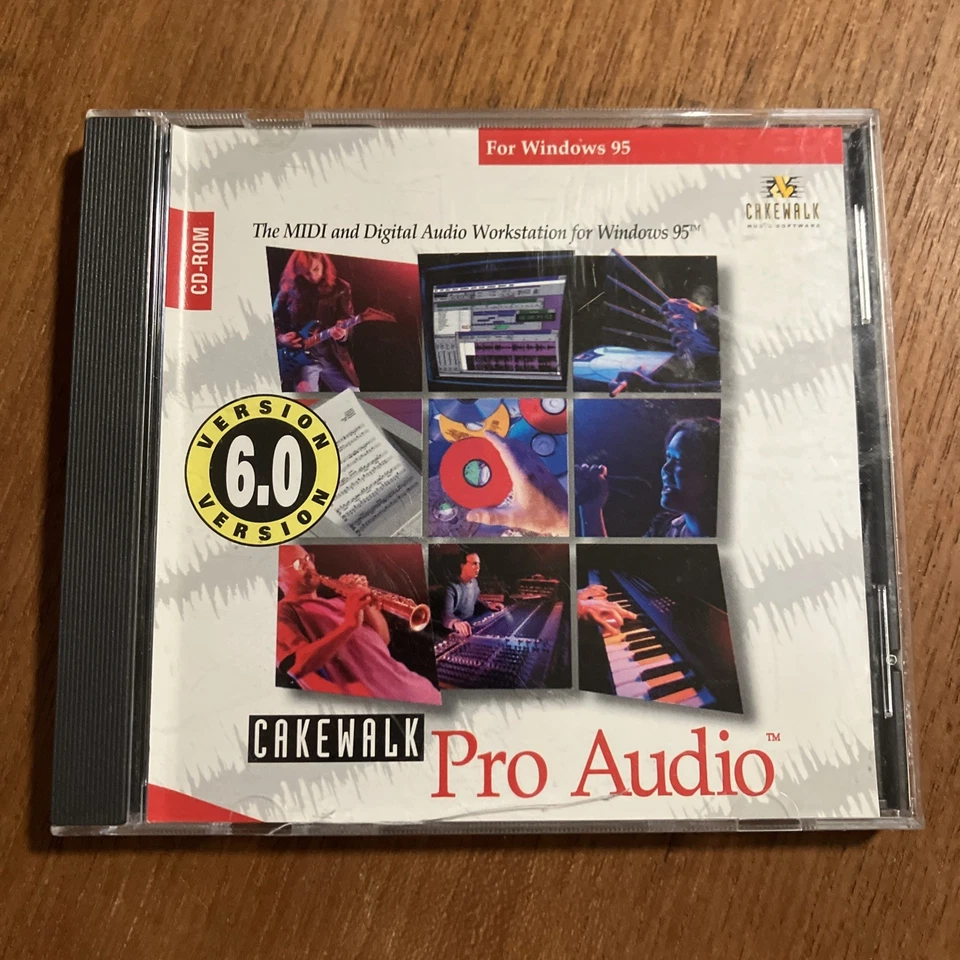 Cakewalk Pro Audio 6.0 Midi and Digital Audio Workstation for Windows 95 - Image 1 of 4