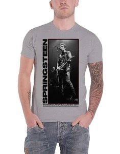 Camiseta Bruce Springsteen Wintergarden Foto Logo Nueva Oficial Para Hombre Gris - Imagen 1 de 5