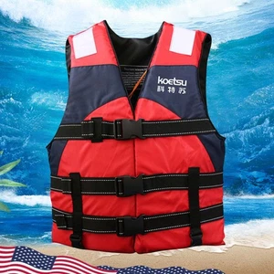 Tragbare Schwimmjacke Schwimm Schwimm Schwimmweste Schwimmweste zum Bootfahren Angeln - Bild 1 von 9