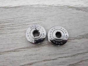 Set 2 tappi parapolvere guarnitura bicicletta Campagnolo vintage per bici da strada classiche - Foto 1 di 4