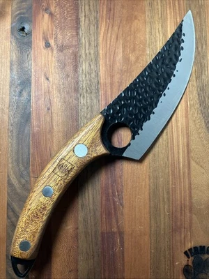 Cuchillo de cocina Coolina de hoja fija con mango de madera Foto 1 de 4