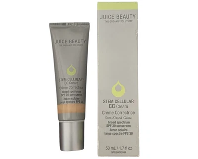 Crema Juice Beauty Stem Cellular CC FPS 30 1,7 oz ~ brillo besado por el sol ~ caducidad 04/2027 Foto 1 de 4