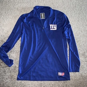 NY Giants 1/4 Zip Pullover Size L - Picture 1 of 3