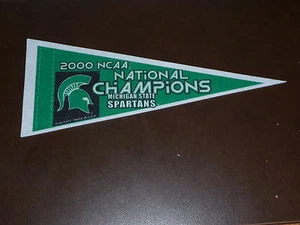 2000 MICHIGAN STATE NCAA FINALS CHAMPS MINI PENNANT - Picture 1 of 1