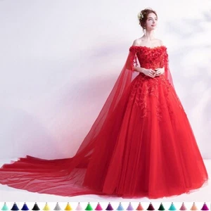 NEW Evening Formal Party Ball Gown Prom Bridesmaid Acting Dress QYHS018 20COLORS - Picture 1 of 33
