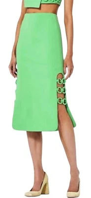 Falda Alexis Villette - Falda Media de Diseñador Detalle Cadena Talla Pequeña Trébol Foto 1 de 4