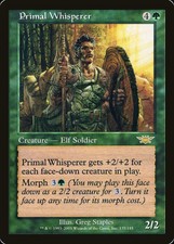 1 x MTG NM Primal Whisperer Legions Rare