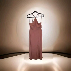 Birdy Grey Juliet Chiffon Formal Gown In Desert Rose Womens US Size Medium - Picture 1 of 4