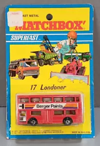 MATCHBOX Superfast 17 The Londoner Berger Paints MOC - Picture 1 of 4
