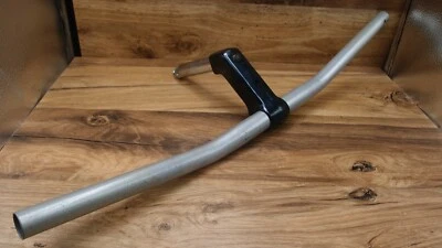 1987 MTB quill stem ANLUN + SAE 4130 CrMo flat handlebar - Image 1 of 4