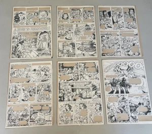 Production pages for Brazilian copy of Plop, complete story, art by Lee Marrs - Picture 1 of 10