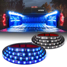 Xprite 2x 60" LED Blue Truck Pickup Bed Lights Strips Cargo Bed Lighting Kit