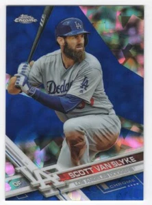 2017 Topps Chrom Saphir Edition Druckauflage 250 Scott Van Slyke #337 Los - Bild 1 von 2