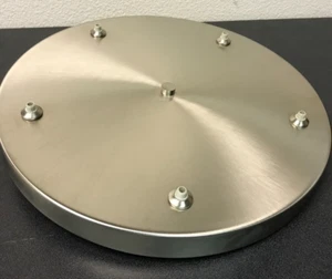 TECH LIGHTING ROUND 5-PORT CEILING CANOPY LOW VOLTAGE SATIN NICKEL 700FJR5S - Picture 1 of 4