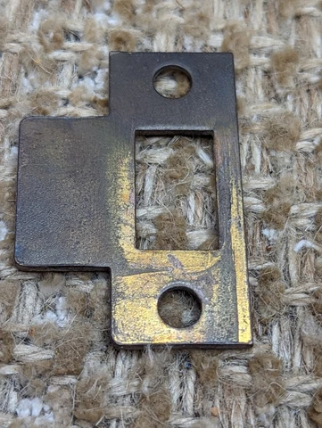 Antique Brass Strike Plate For Mortise Lock Cover