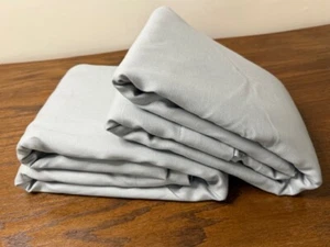 Pottery Barn 50 x 96" Broadway Blackout Curtains - Set of 2-Chambray - Picture 1 of 5