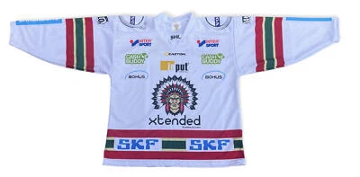 Camiseta Frölunda Indians Hockey Club, equipo sueco EASTON, nueva/etiqueta, adulto PEQUEÑA Foto 1 de 4