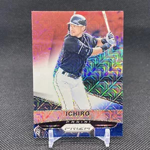 Panini Prizm #77 2015 Ichiro Suzuki rojo blanco azul mojo - Imagen 1 de 2