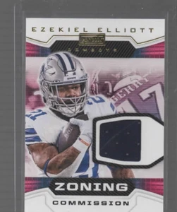 2020 Panini Playbook #ZC-25 Ezekiel Elliott Zoning Commission - Patch - Picture 1 of 2