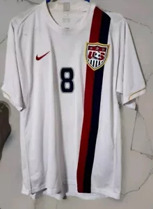 USA 2006/08 Official Nike Home Jersey Size L World Cup 2006 No#8 Dempsey - Picture 1 of 18