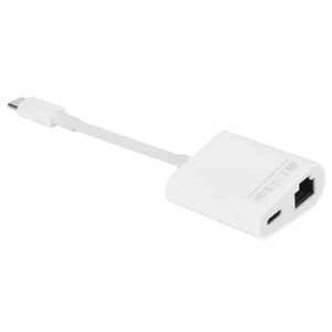 Type-C Ethernet To RJ45 Ethernet Adapter PD Fast Charging Card 100Mbps Fit - Picture 1 of 15