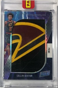 PARCHE JERSEY COLLIN SEXTON 2020 PANINI VIP PRIME USADO EN JUEGOS LOGOTIPO JUMBO ~SP~ 17/17 - Imagen 1 de 2