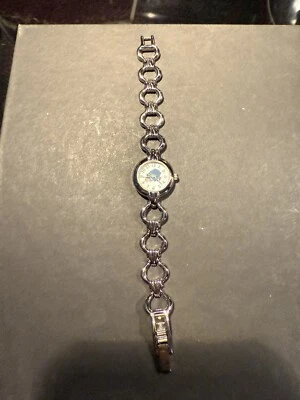 RELOJ EEYORE DISNEY VINTAGE TONO PLATA PULSERA ESTILO WINIE THE POOH Foto 1 de 4