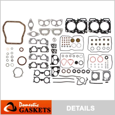 Fits 04-09 Subaru Impreza Forester Legacy Saab 2.5L SOHC Full Gasket Set EJ25 - Image 1 of 4