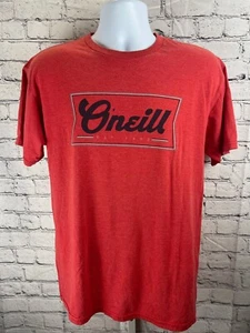 O’Neill T-Shirt Mens Medium Red Modern Fit Graphic Tee Crew Neck Pullover Casual - Picture 1 of 6