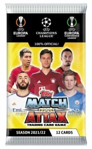 2021/22 Match Attax UEFA Champions / Europa - 1 packet of 12 cards IN STOCK - Bild 1 von 1