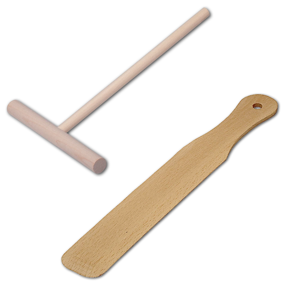 Set Crepeswender + Crepesverteiler Crepes - Set Buche/Ahorn 2-tlg. - ab 2,42 € - Bild 1 von 1