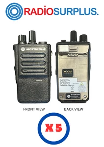 5 x Motorola DP3441E VHF Radio MDH69JDC9RA1AN & PMAD4147 Antenna only - Picture 1 of 2