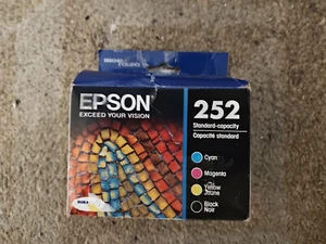 2023 ORIGINAL SET EPSON #252 TINTE T252 WORKFORCE WF-3620 WF-7610 7620 7720 NEU - Bild 1 von 1