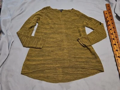 Suéter Eileen Fisher Feminino Médio M Amarelo Bebê Alpaca Mistura de Lã Tamanho Grande  - Imagem 1 de 4