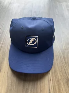 Tampa Bay Lightning Fanatics Authentic Pro Hat Navy Clean Rubber Logo NEW - Picture 1 of 4