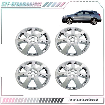 For 2010 2011 2012 2013 Cadillac SRX 4Pcs 20" Clad Wheel Covers Chrome Cover New - Image 1 of 4