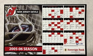 2005-06 NJ Devils Magnetic Schedule - Picture 1 of 3