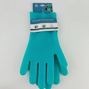 Evriholder Silicone Dish Gloves One Size Fits Most 1 Pair BPA Free New Teal - Picture 1 of 4