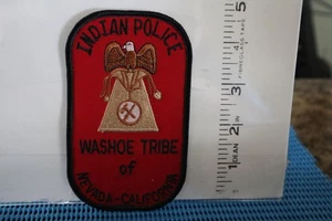 tribal indian police patch INDIAN POLICE WASHOE TRIBE OF CALIFORNIA NEVADA - Picture 1 of 1
