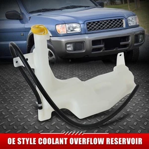 FOR 99-00 NISSAN PATHFINDER OE STYLE COOLANT OVERFLOW RESERVOIR TANK+CAP+HOSE - Picture 1 of 5