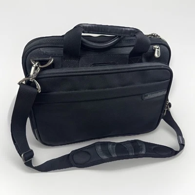 Briggs & Riley Laptop Bag Messenger Crossbody Ballistic Nylon 15” Black BB103-4 - Image 1 of 4