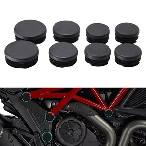 Motorrad Rahmen Loch Abdeckkappen Stecker 8PCS Für Ducati Diavel 2011-2018 19 - Bild 1 von 9