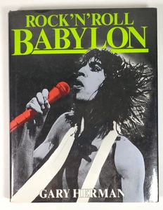 Rock 'N Roll Babylon by Gary Herman - Hardcover in Dustjacket - Rolling Stones - Imagen 1 de 9