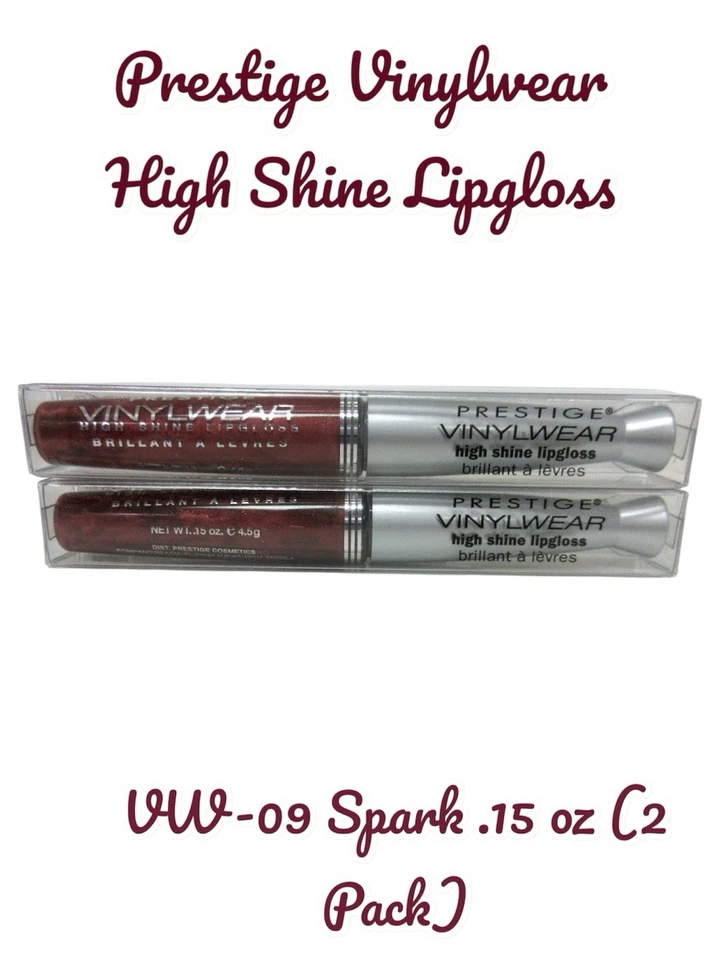 Prestige Vinylwear High Shine Lipgloss VW-09 Spark .15 oz 2pack - Image 1 of 1