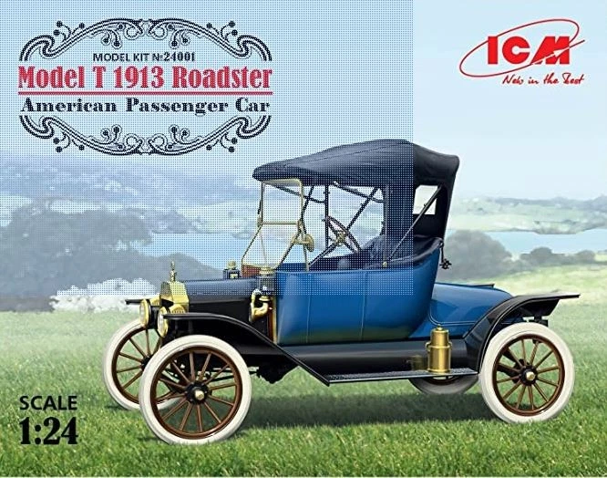 ICM24001 - ICM 1:24 - Model T 1913 Roadster, US Passenger Car - Image 1 of 1