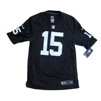 Camiseta deportiva para hombre Nike On Field Michael Crabtree #15 MED Las Vegas Raiders negra nueva con etiquetas Foto 1 de 4
